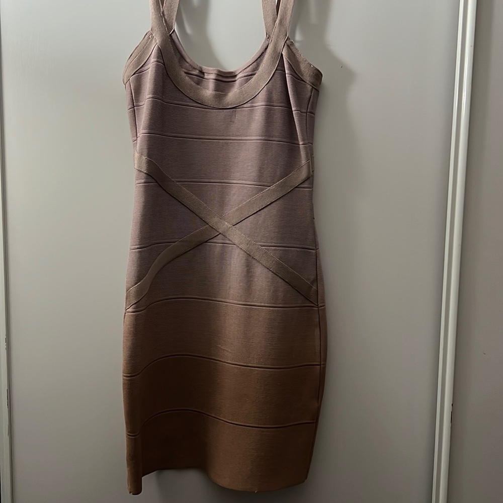 Ombre bandage dress